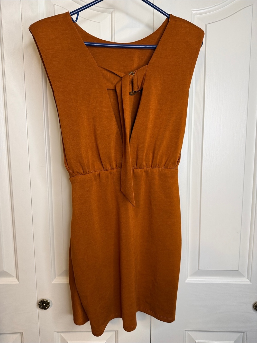 🏖️ Free People RUNAWAY KNIT MINI BRANDY - Picture 3 of 7